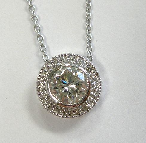 Dann's diamond pendant after makeover