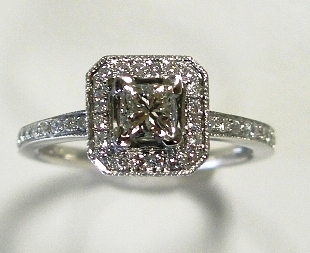 Diana diamond ring after makeover
